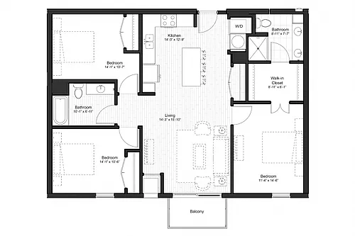 Floor plan C1