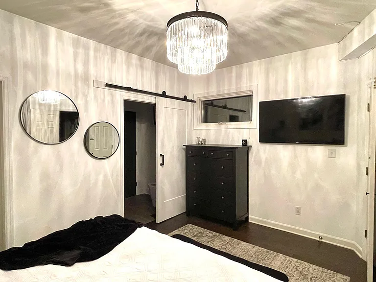 Master Bedroom with 65" Smart TV