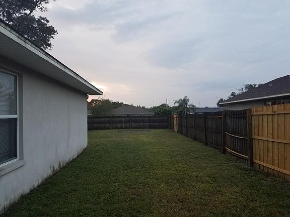 side back yard
