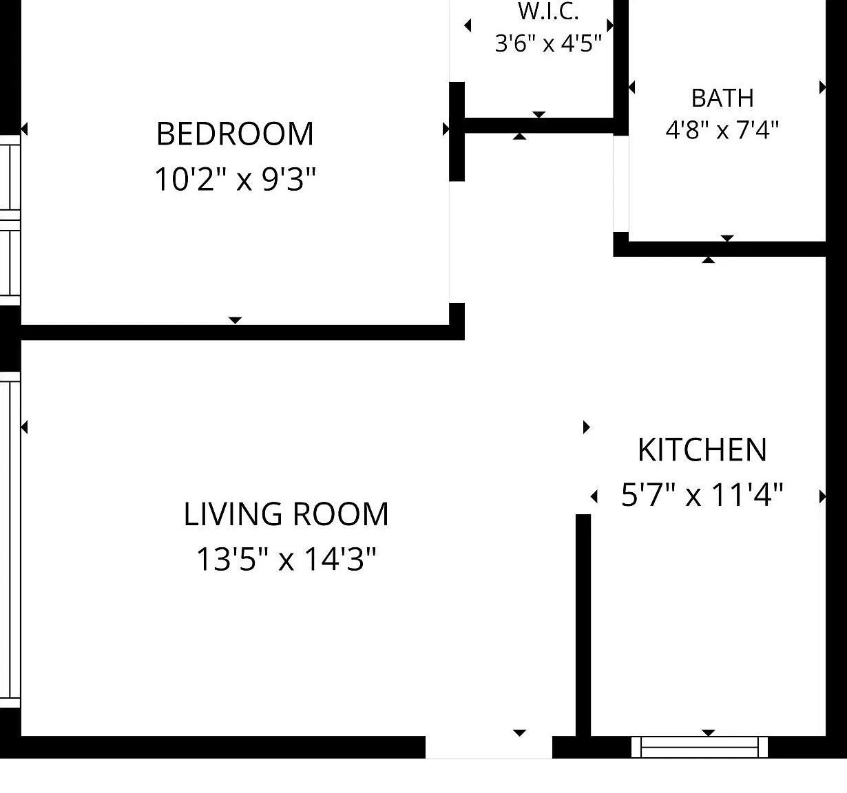 1 bed, 427 sqft, $1,750 — Photo 2
