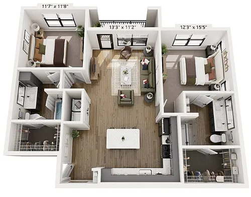 Floor plan B1