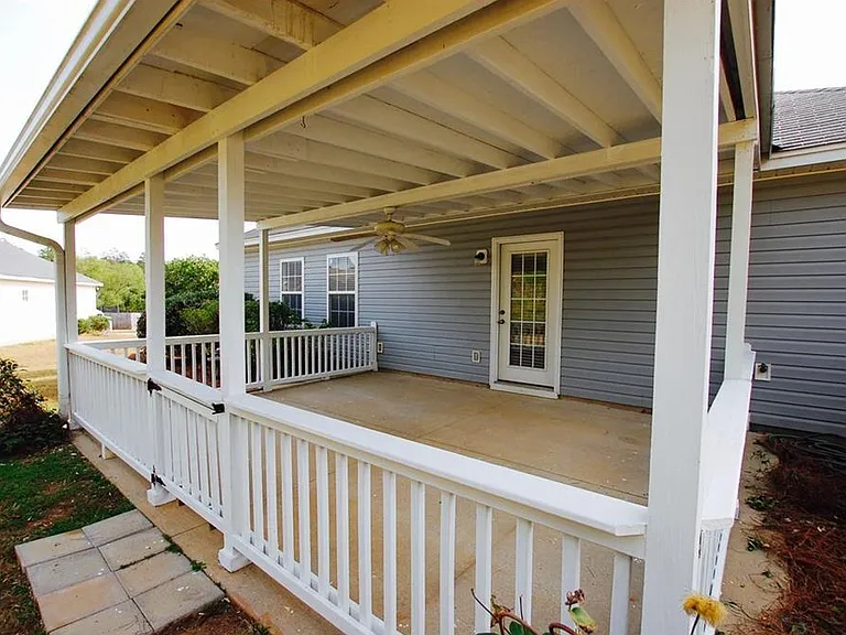 Large Covered Back Patio