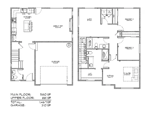 Floor plan House A