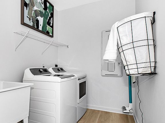 Convenient laundry room
