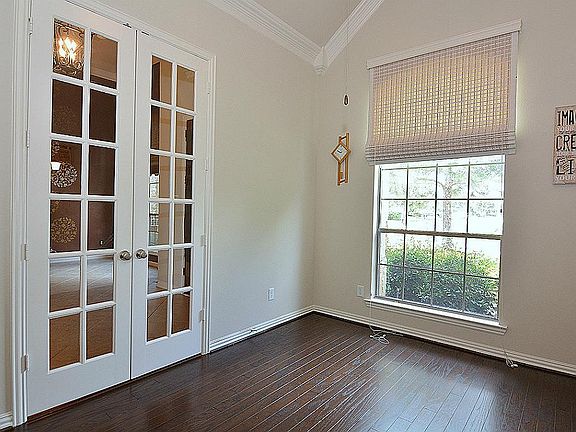Wood floors in Study