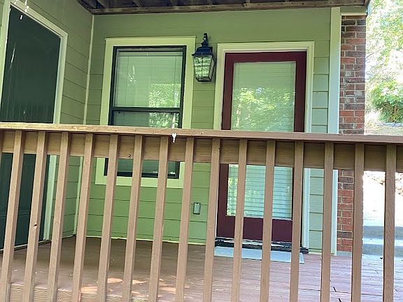 studio deck and storage room to left