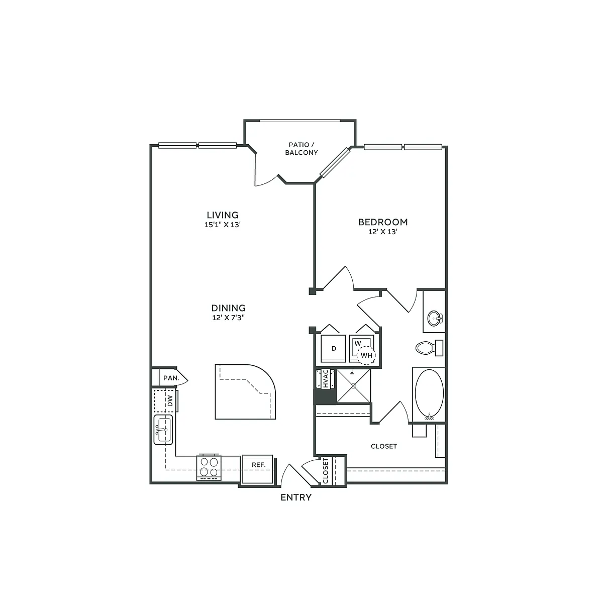 Floor plan A7 Renovated