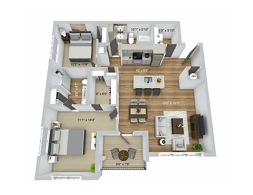 Floor plan Jazz 2.2