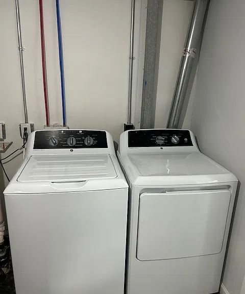 Free laundry - new washer and dryer