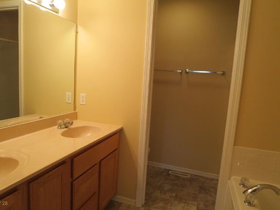 Double sink in master bath