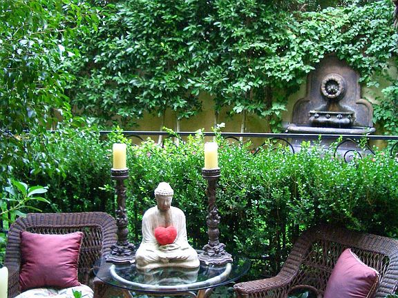 Entry courtyard