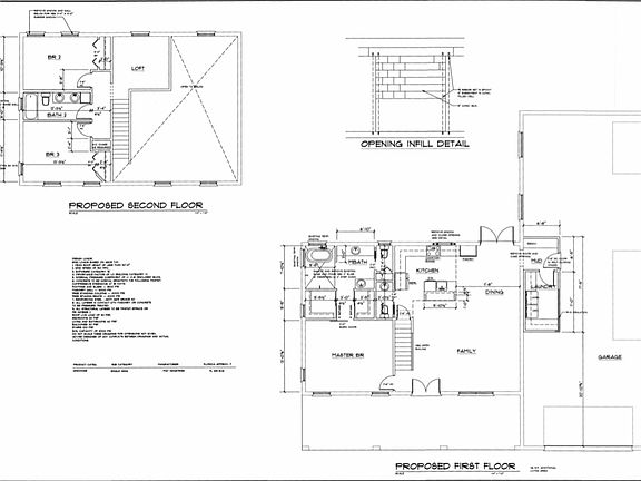 Finished proposed blueprints