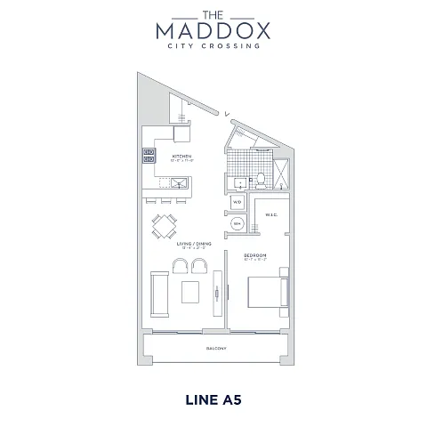 Floor plan The Maddox at City Crossing - A5