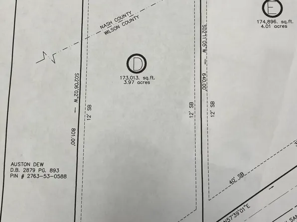 Lot E New Sandy Hill Church Road, Sims, NC 27880