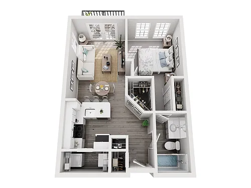 Floor plan The Sycamore - Renovated