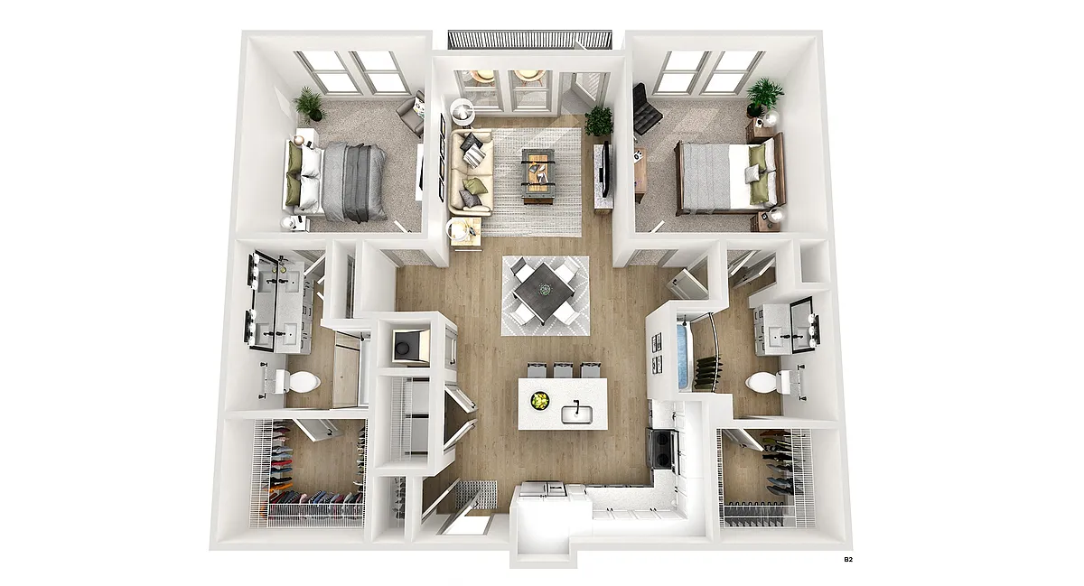 Floor plan B2