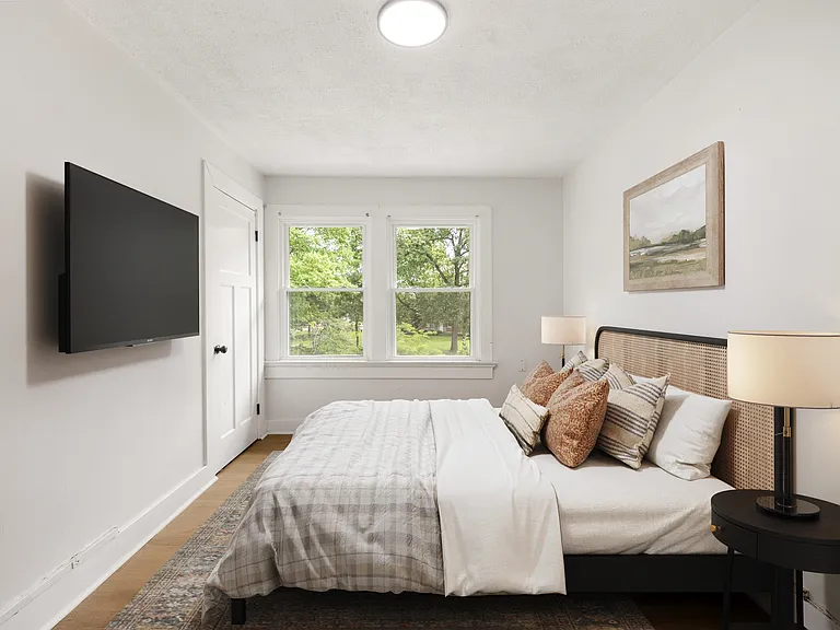 Bedroom 1 - staged