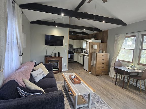 Living room with furniture and TV