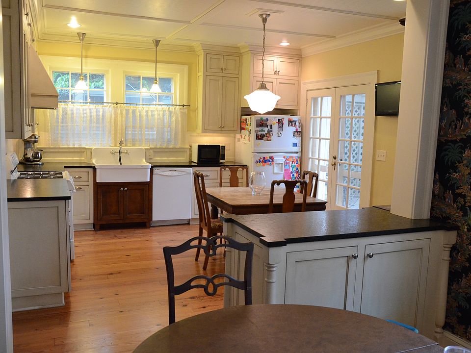 Kitchen seen from dining