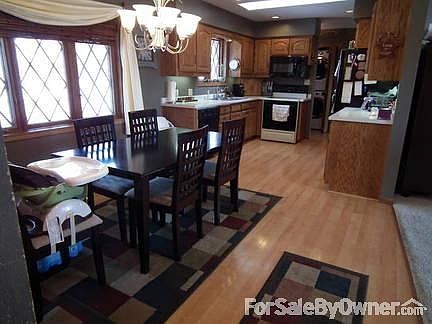 Dinning Room and Kitchen
						:
						This is the view from the garage enterance.