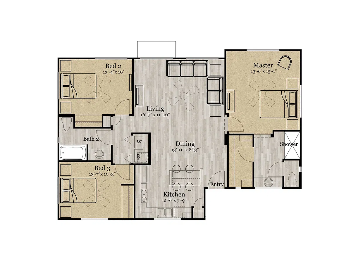 Floor plan The Haven