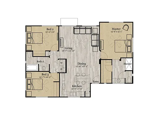 Floor plan The Haven