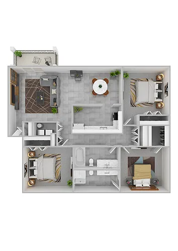 Floor plan 3bed 2bath