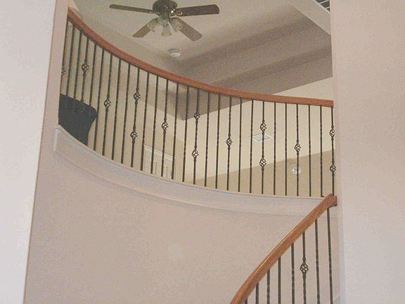 Wrought iron banister