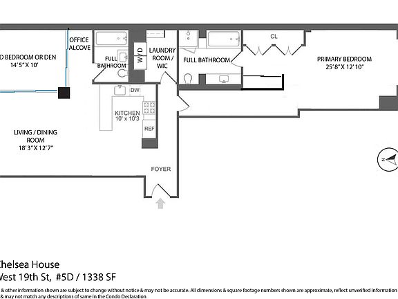 2nd image of 130 W 19th St APT 5D
