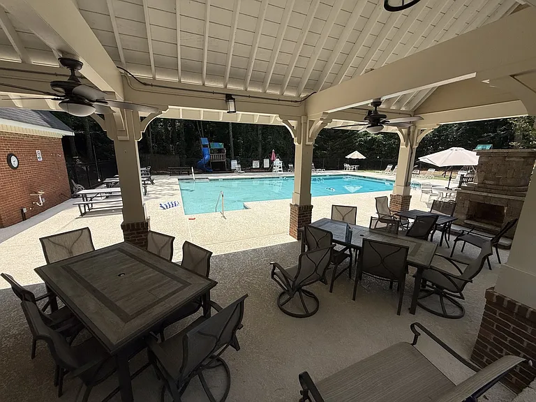 A community swimming pool