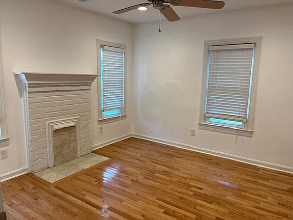 Front Bedroom. Both bedrooms have ceiling fans.