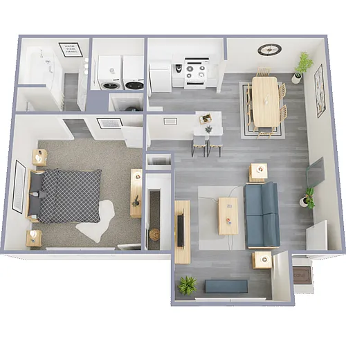 Floor plan 1 Bedroom