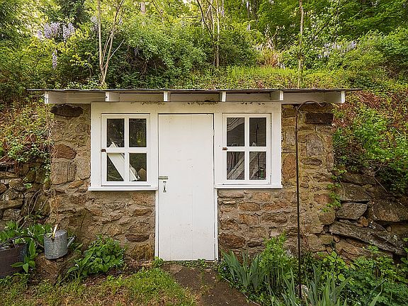 Stone potting shed