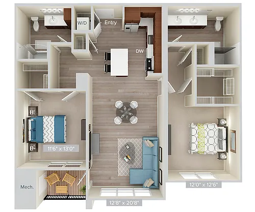 Floor plan B9-1177