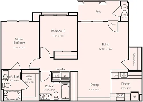 Floor plan 2AD