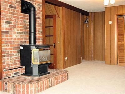 Basement fireplace-now sheet rocked