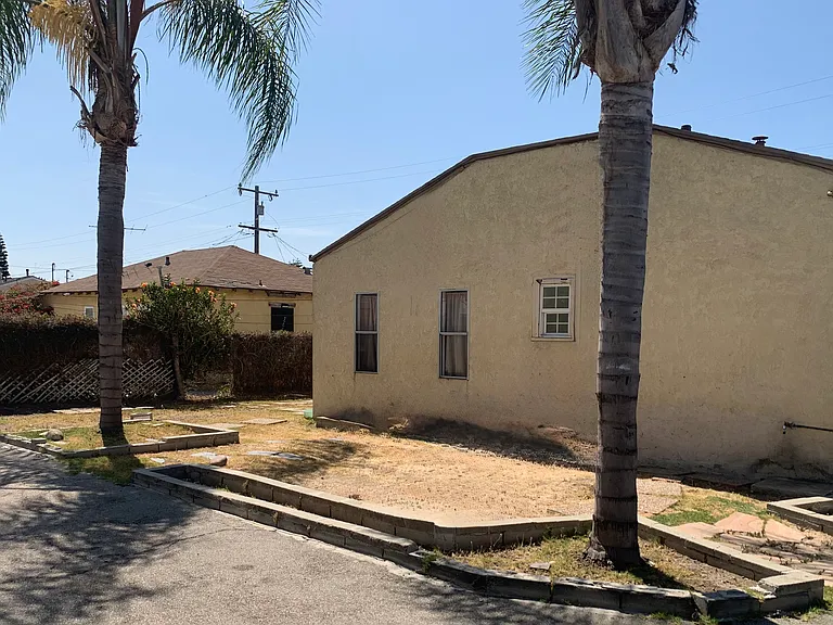 Rear of house.