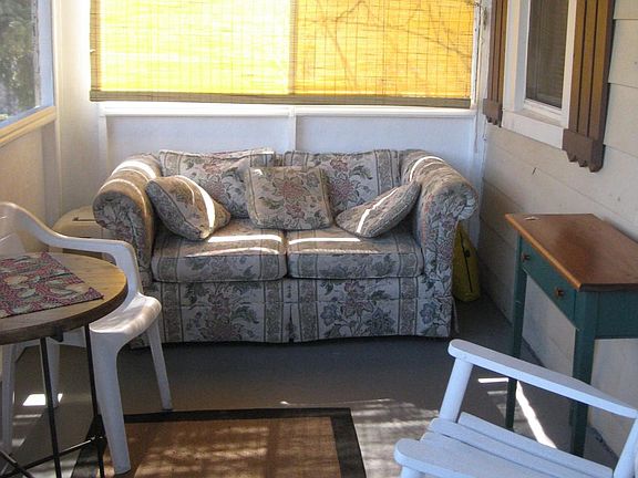 Screened front porch