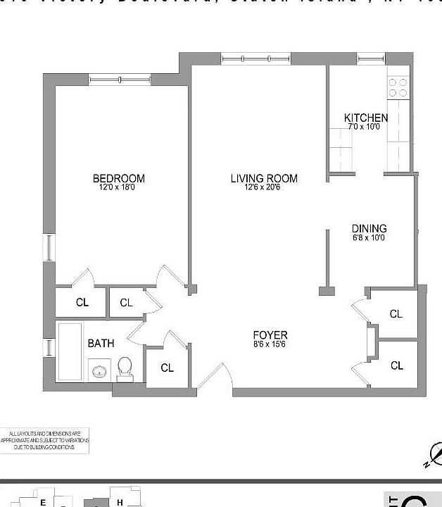 1st image of 610 Victory Blvd APT 3G