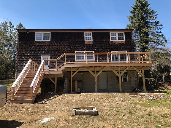 Rear view of new deck 