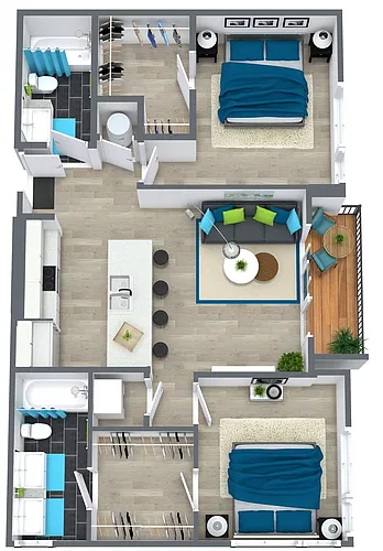 Floor plan B1