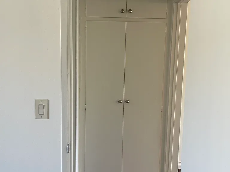 Hallway and storage closets