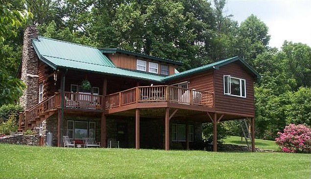 Log cabin on 3.99 acres