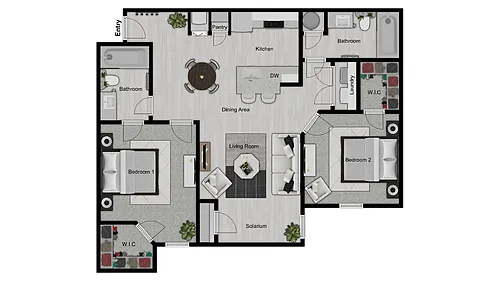 Floor plan 2X2