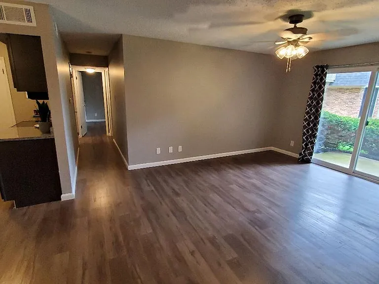 Living Room-Hallway-Kitchen