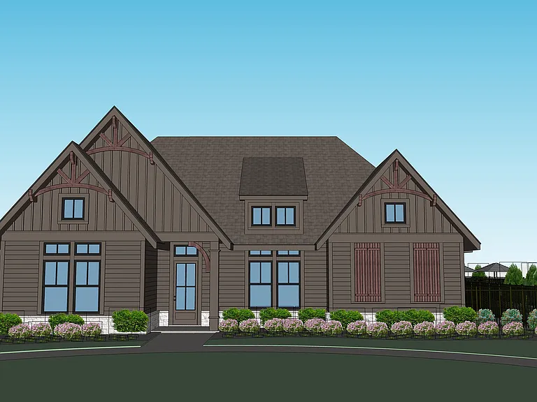 Another view of the clubhouse exterior