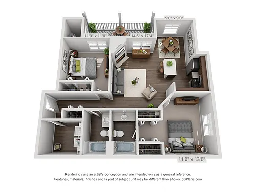 Floor plan B1