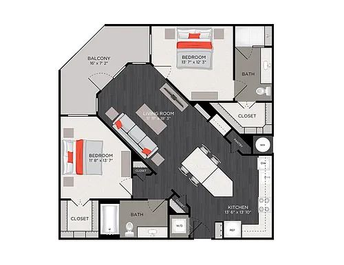 Floor plan B2