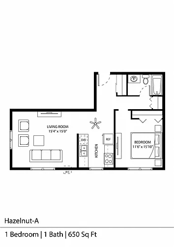 Floor plan Hazelnut