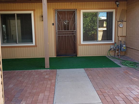 Entry Door with security wrought iron door